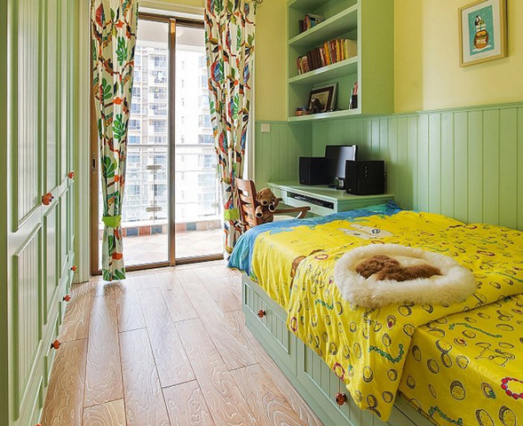 美式家具裝修搭配技巧-美式鄉村風格三居裝修效果圖