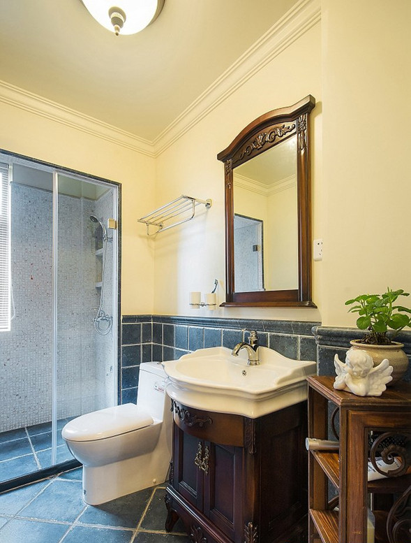 美式家具裝修搭配技巧-美式鄉村風格三居裝修效果圖