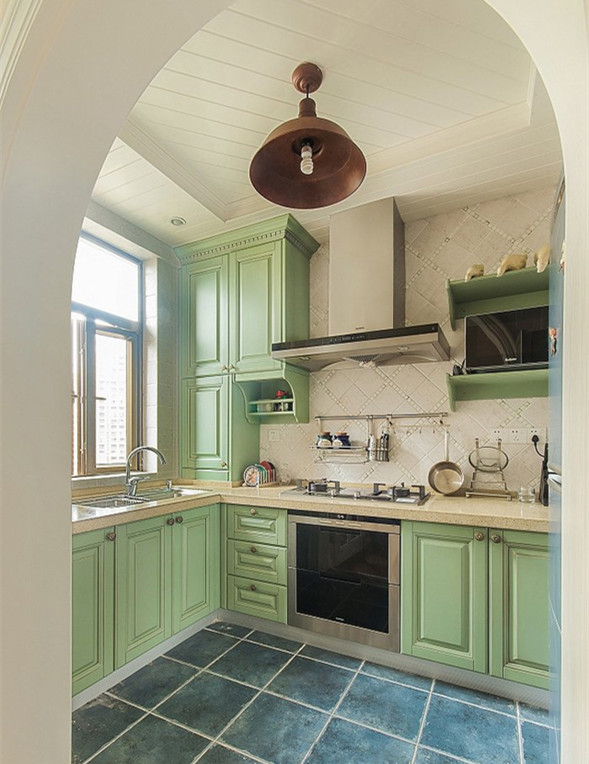 美式家具裝修搭配技巧-美式鄉村風格三居裝修效果圖