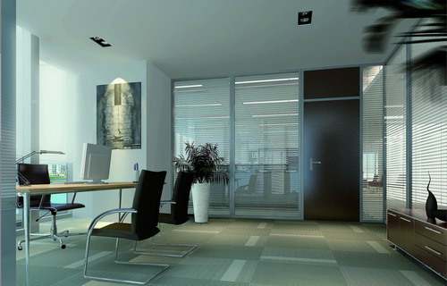 合肥證券公司辦公室裝修設計-中信證券辦公室裝修