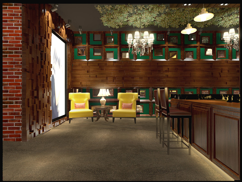 特色咖啡店裝修設計效果圖