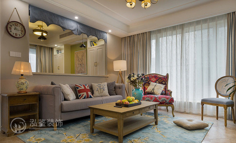 三室兩廳美式混搭