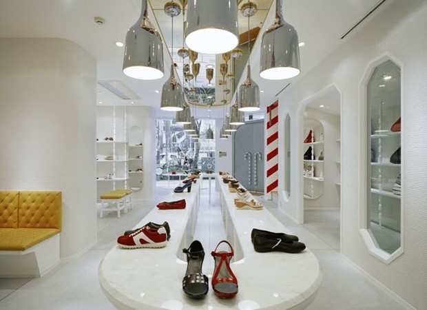 女鞋鞋店裝修設計-時裝鞋店鋪裝修設計