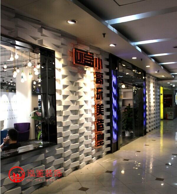 理發店門頭裝修設計效果圖