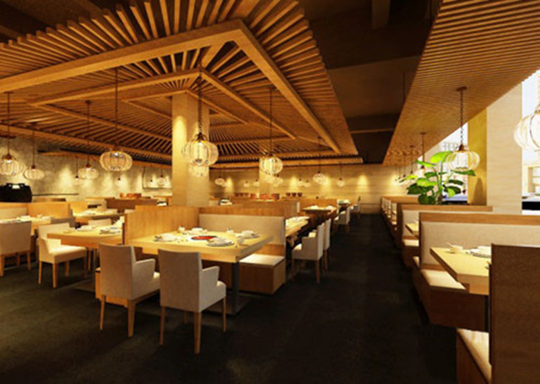 火鍋店裝修\燒烤店裝修案例效果圖