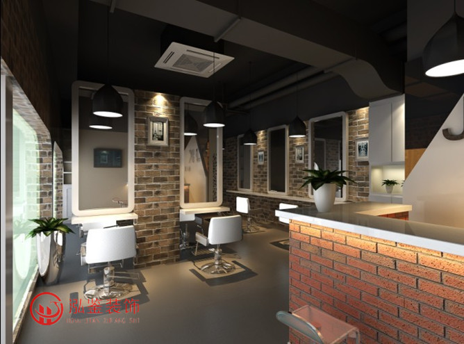 美容美發連鎖店裝修設計效果圖
