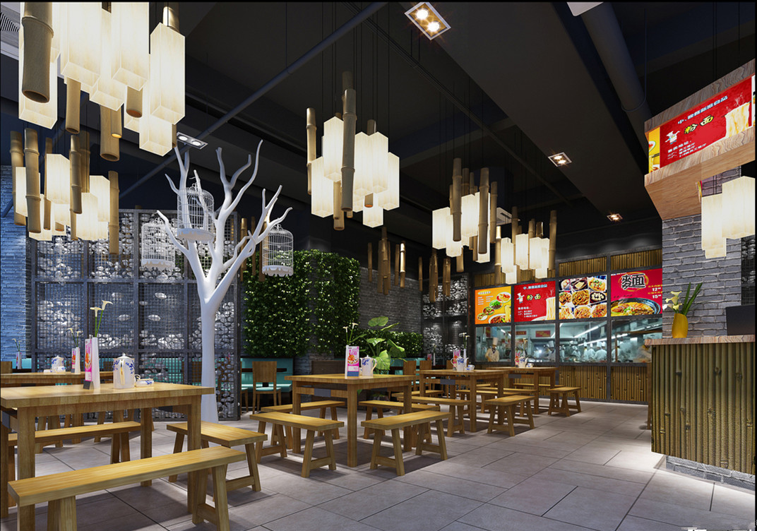 面館裝修 拉面館裝修設計