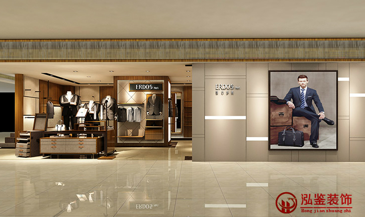 男裝店裝修設計案例